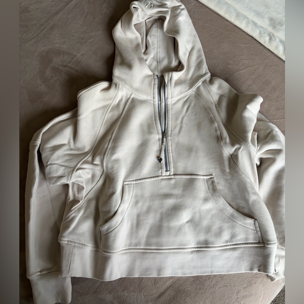 lululemon oversized scuba half zip hoodie